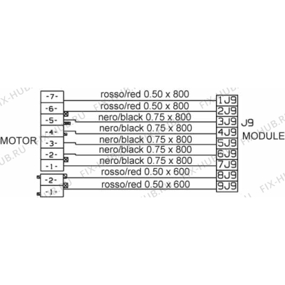 Проводка для стиралки Indesit C00115600 в гипермаркете Fix-Hub