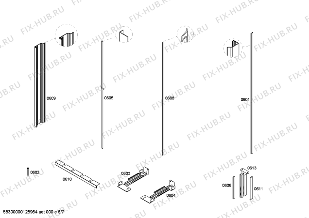 Взрыв-схема холодильника Miele CIR30MIIR1 K 1801 VI - Схема узла 06