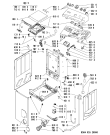 Схема №2 EV 955 с изображением Обшивка для стиралки Whirlpool 481245211067