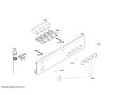 Схема №6 CH11870 с изображением Панель управления для плиты (духовки) Bosch 00441927
