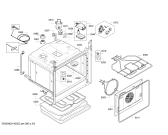 Схема №6 HBA76S550F с изображением Модуль управления, запрограммированный для духового шкафа Bosch 00672695