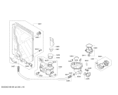 Схема №5 S51N65X6EU с изображением Силовой модуль запрограммированный для посудомоечной машины Bosch 12015473