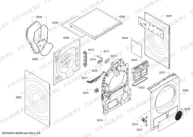 Схема №6 WTW87530 SelfCleaning Condenser с изображением Панель управления для сушилки Bosch 11010558