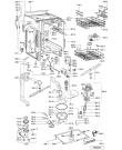 Схема №2 GSI 6482 C-WS с изображением Блок управления для посудомоечной машины Whirlpool 481221478773