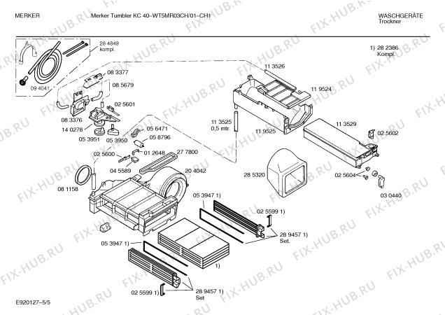 Схема №8 WTA2760 с изображением Кронштейн для сушильной машины Bosch 00032630