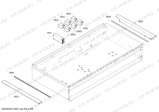 Схема №5 PRD364EDHU Thermador с изображением Зажим для духового шкафа Bosch 00427654