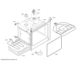 Схема №6 HBN231E0 с изображением Панель управления для электропечи Bosch 00664262