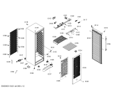 Схема №2 KSW38980 с изображением Дверь для холодильной камеры Bosch 00242680