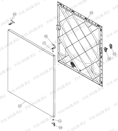 Схема №6 MAF2002AES   -Stainless (900003461, WM60.3) с изображением Декоративная панель для стиралки Gorenje 191463