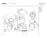 Схема №1 0717902300 KA6T с изображением Крышка для электрокофеварки Siemens 00054757