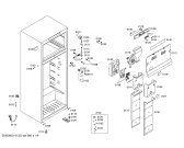 Схема №3 KDN40X01 с изображением Дверь для холодильника Bosch 00244703