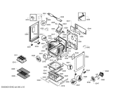 Схема №5 HGS5L53UC с изображением Крышка для электропечи Bosch 00649308