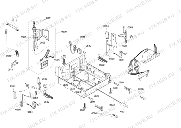 Схема №5 GV5530(133535, SD13J1GN) с изображением Часовой механизм для посудомоечной машины Gorenje 176709