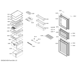 Схема №3 KGF28A22EC с изображением Дверь для холодильника Bosch 00715353