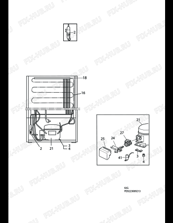 Взрыв-схема холодильника Privileg 206679_41900 - Схема узла C10 Cold, users manual