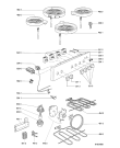Схема №2 SMZK 4640/1 IX с изображением Кнопка для плиты (духовки) Whirlpool 481241128582