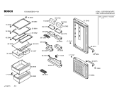 Схема №2 KGV2620 с изображением Дверь морозильной камеры для холодильника Bosch 00215803