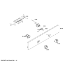Схема №5 CF430250S с изображением Панель управления для электропечи Bosch 00678282