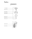 Схема №4 FP645H27/700 с изображением Элемент корпуса для кухонного измельчителя Moulinex MS-0A07894