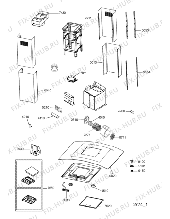 Схема №1 AKR9511I3 (F100806) с изображением Руководство для вентиляции Indesit C00383825