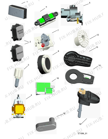 Схема №2 KM040AR0 (F084138) с изображением Всякое для холодильной камеры Indesit C00310762