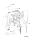 Схема №5 GSX Super Eco 2015 с изображением Панель для электропосудомоечной машины Whirlpool 481010748272