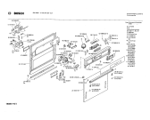 Схема №9 0730301006 SMI6310 с изображением Рамка для посудомоечной машины Bosch 00082895