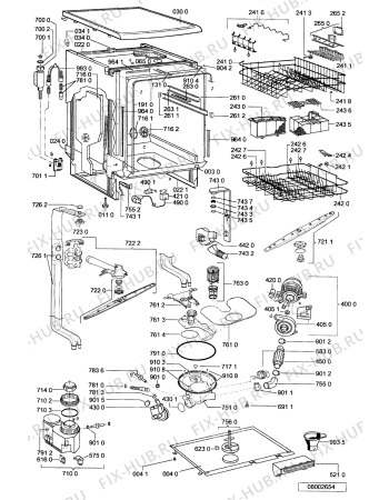 Схема №2 GSF STUTTGART CLAS с изображением Панель для посудомоечной машины Whirlpool 481245371552