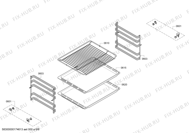 Схема №5 HBA38B721D с изображением Панель управления для плиты (духовки) Bosch 00704123