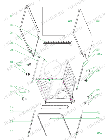 Взрыв-схема посудомоечной машины Gorenje GV53315UK (494281) - Схема узла 03