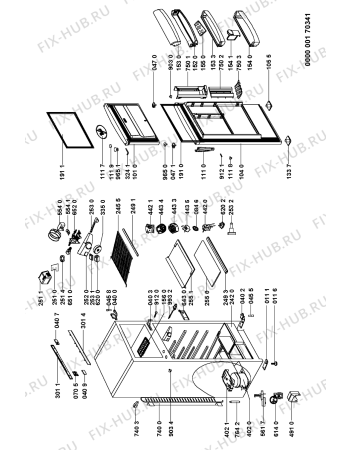 Схема №1 ARC 3720 с изображением Дверь для холодильника Whirlpool 481241619427