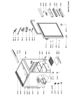 Схема №1 AFB 445/H с изображением Обрамление полки для холодильника Whirlpool 481246079065