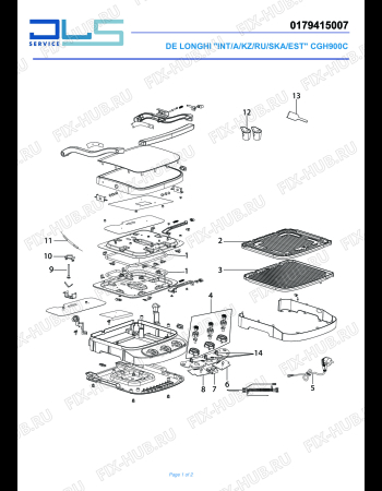 DELONGHI CGH 900 C