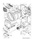 Схема №3 3XWGD5705SW с изображением Винтик для сушильной машины Whirlpool 482000095835