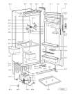 Схема №1 GK 9601 с изображением Дверца для холодильной камеры Whirlpool 481244028861