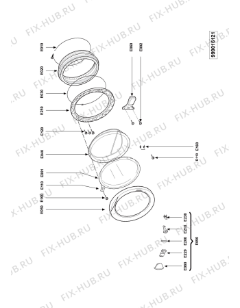 Схема №7 HWU085MBWG с изображением Электролиния для стиралки Whirlpool 481232178424