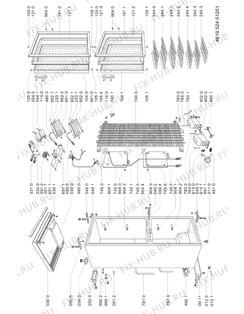 Схема №1 W 352/1 с изображением Другое для холодильника Whirlpool 481245288039