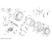 Схема №6 WVH30590 Bosch с изображением Рама люка для стиралки Bosch 00791156