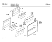 Схема №4 HB92220GB с изображением Передняя часть корпуса для электропечи Siemens 00272300