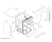 Схема №6 SMS43E08TR с изображением Панель управления для посудомойки Bosch 00704775