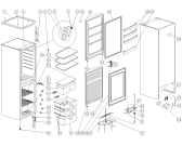 Схема №1 KRK4171AW (363233, HZS25263) с изображением Дверка для холодильника Gorenje 366633