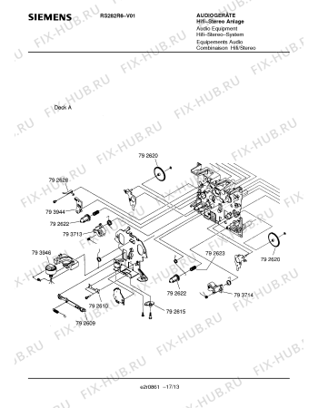 Схема №17 RS282R6 с изображением Модуль для жк-телевизора Siemens 00783094