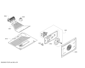 Схема №8 HBM56B551B с изображением Шина для духового шкафа Bosch 00743030