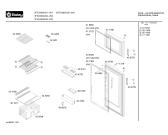Схема №1 3FE2430A с изображением Дверь для холодильника Bosch 00471186