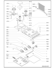 Схема №1 AKM261 IX с изображением Трубка подачи газа для электропечи Whirlpool 481253048709