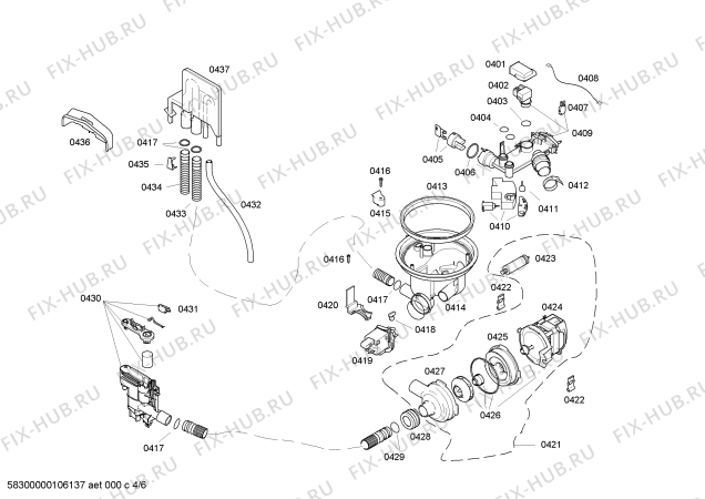Схема №5 S35KMK15UC Kenmore Elite с изображением Корзина для посуды для электропосудомоечной машины Bosch 00440695