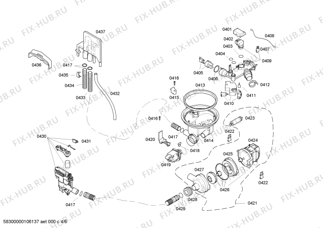 Схема №5 SL33A006UC HiDefinition с изображением Дверка Bosch 00473798