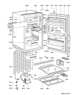 Схема №1 EV 2543/3/BR CH с изображением Рамка для холодильника Whirlpool 481246678366