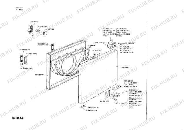 Схема №5 CT0446 с изображением Переключатель для сушильной машины Bosch 00044785