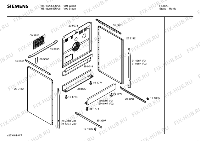 Схема №6 HL58247EU с изображением Кнопка для плиты (духовки) Siemens 00171162